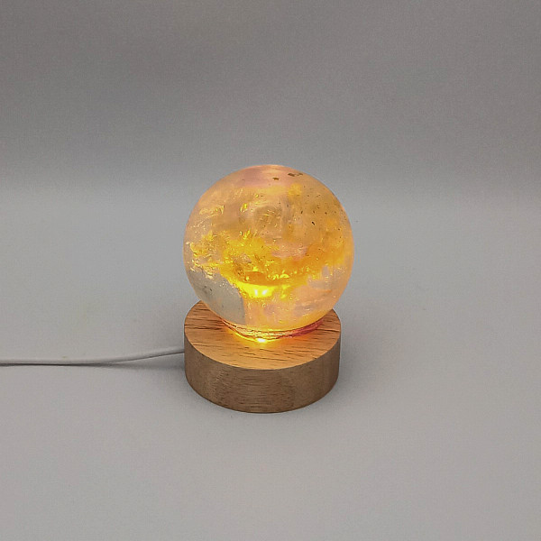 Lampe sphère résine – Image 2