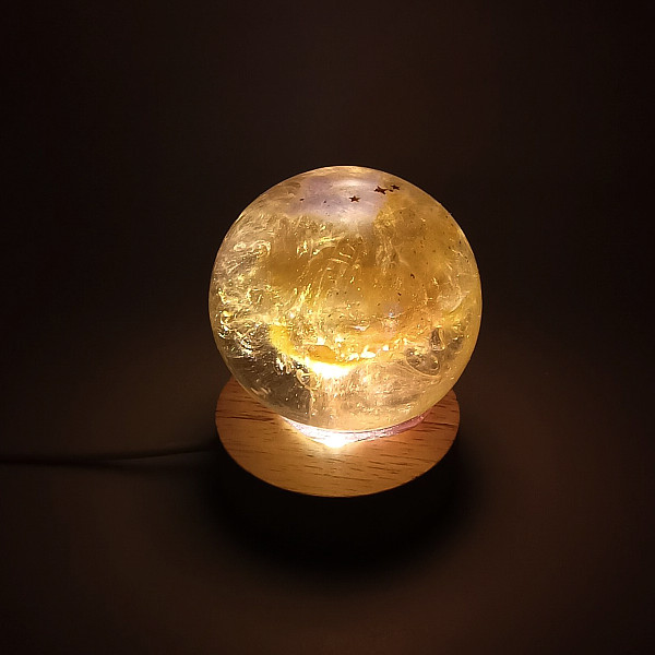 Lampe sphère résine